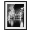 Bild Brücke Venedig I | Schwarz