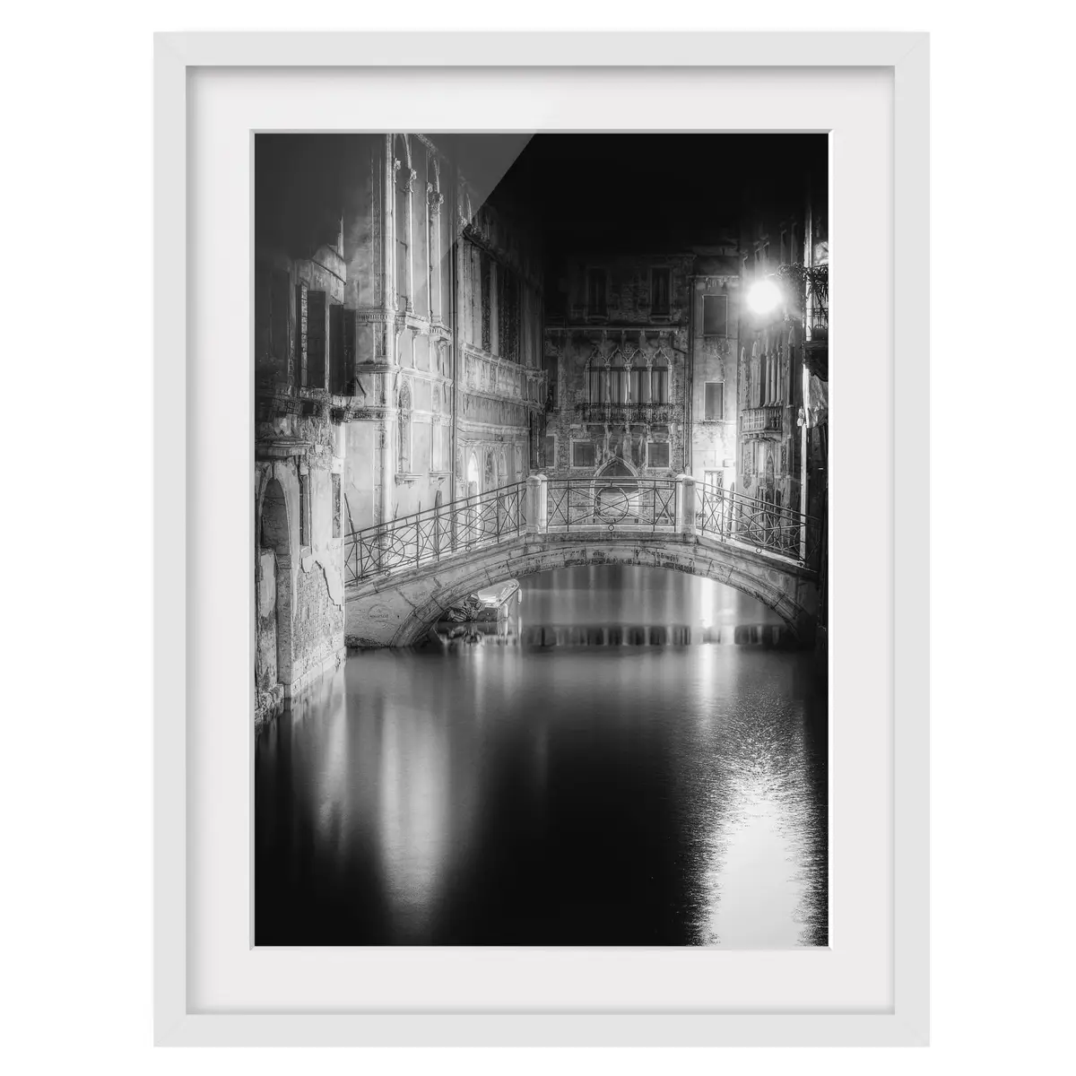 Bild Brücke Venedig II | Schwarz