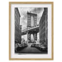 Bild Manhattan Bridge in America IV | Schwarz