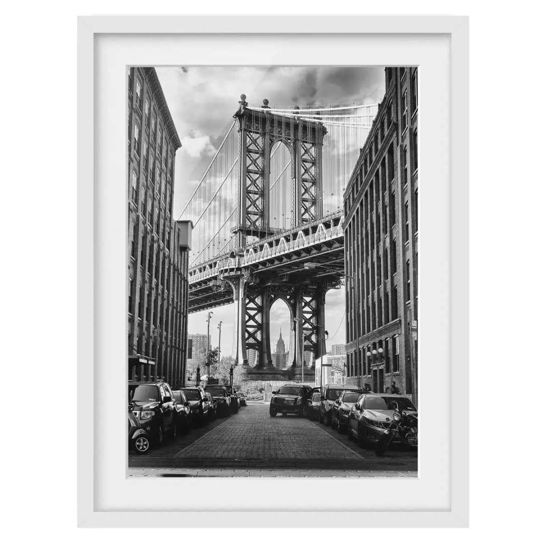Bild Manhattan Bridge in America II | Schwarz