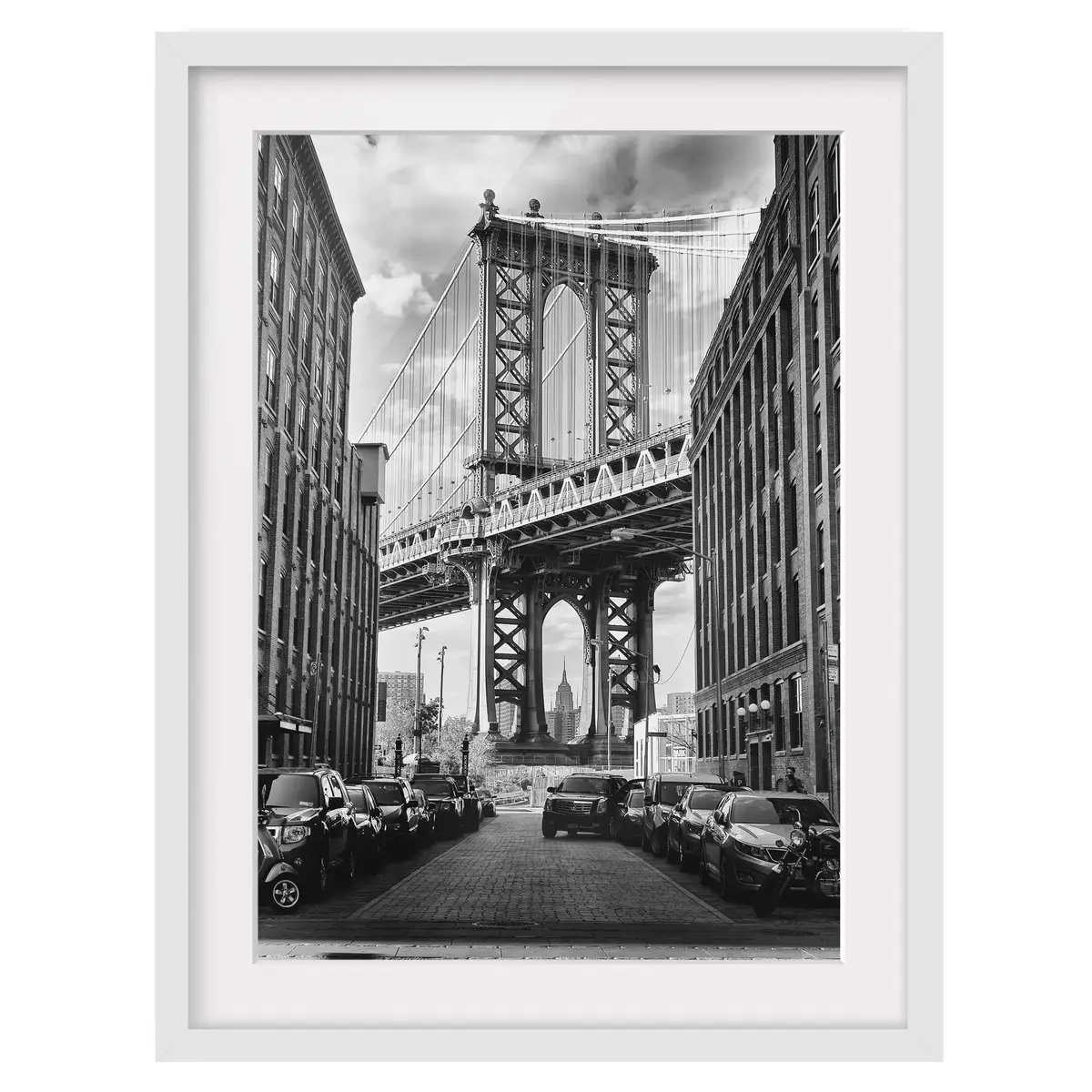 Bild Manhattan Bridge in America II | Schwarz