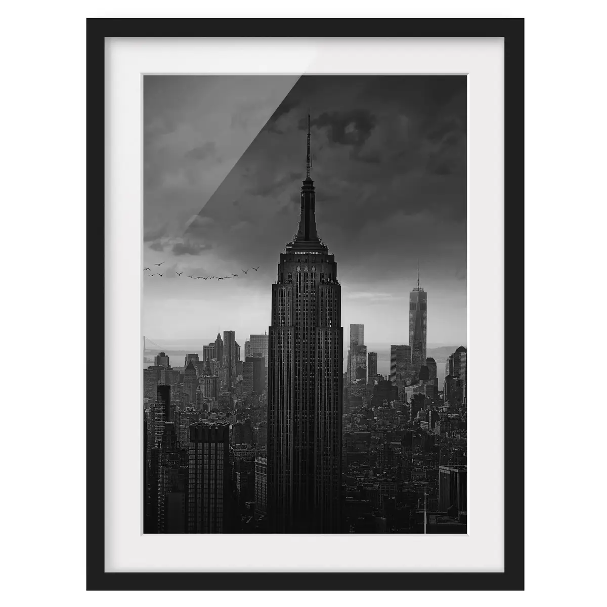 Bild New York Rockefeller View I | Schwarz