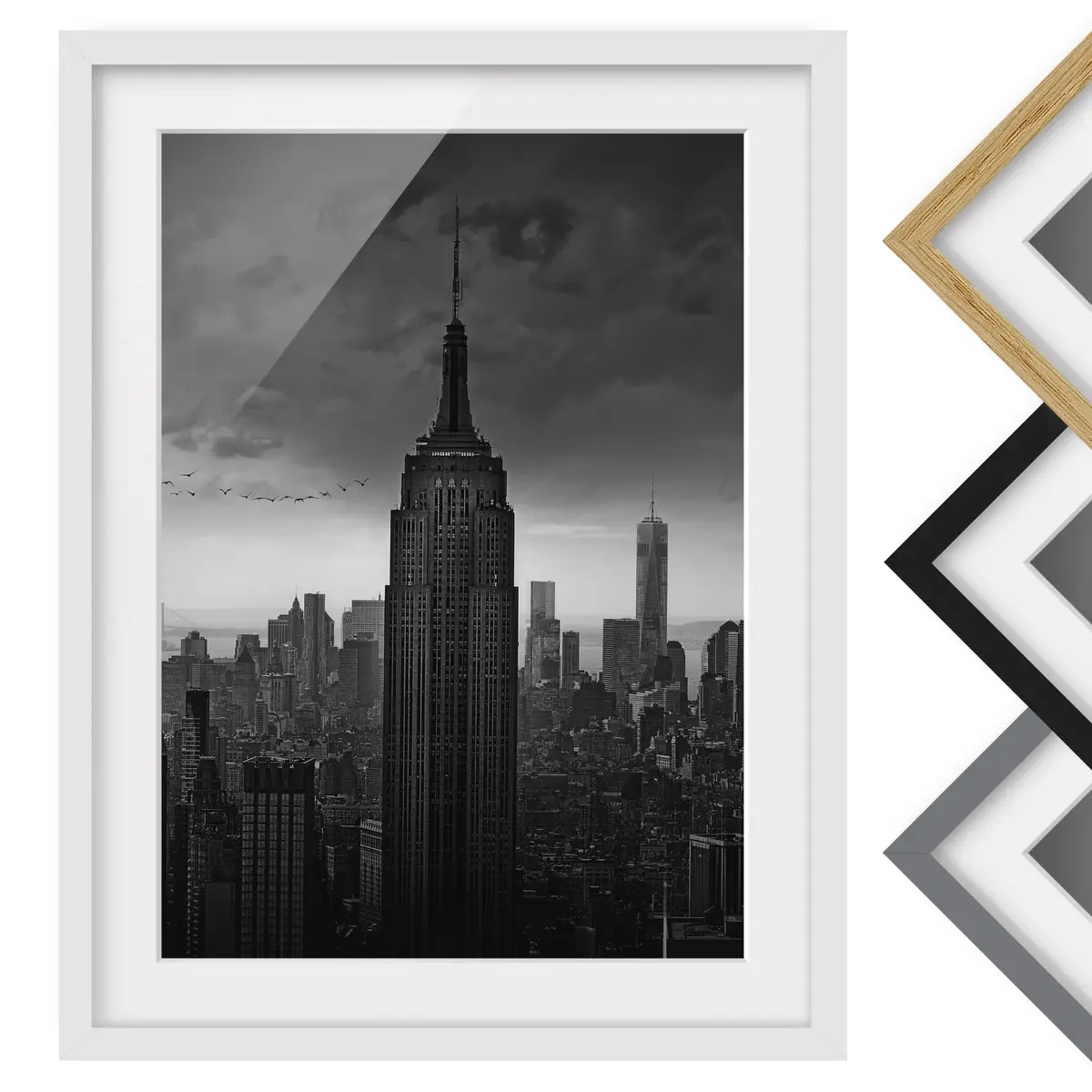 Bild New York Rockefeller View II | Schwarz