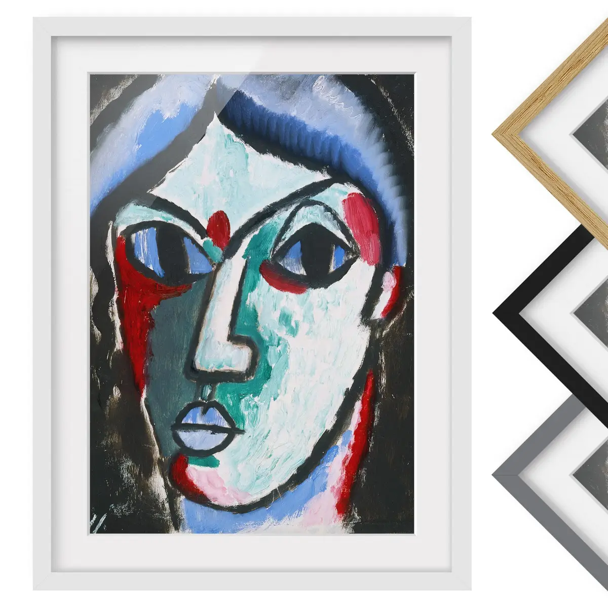 Bild Portrait eines Mannes II | Mehrfarbig