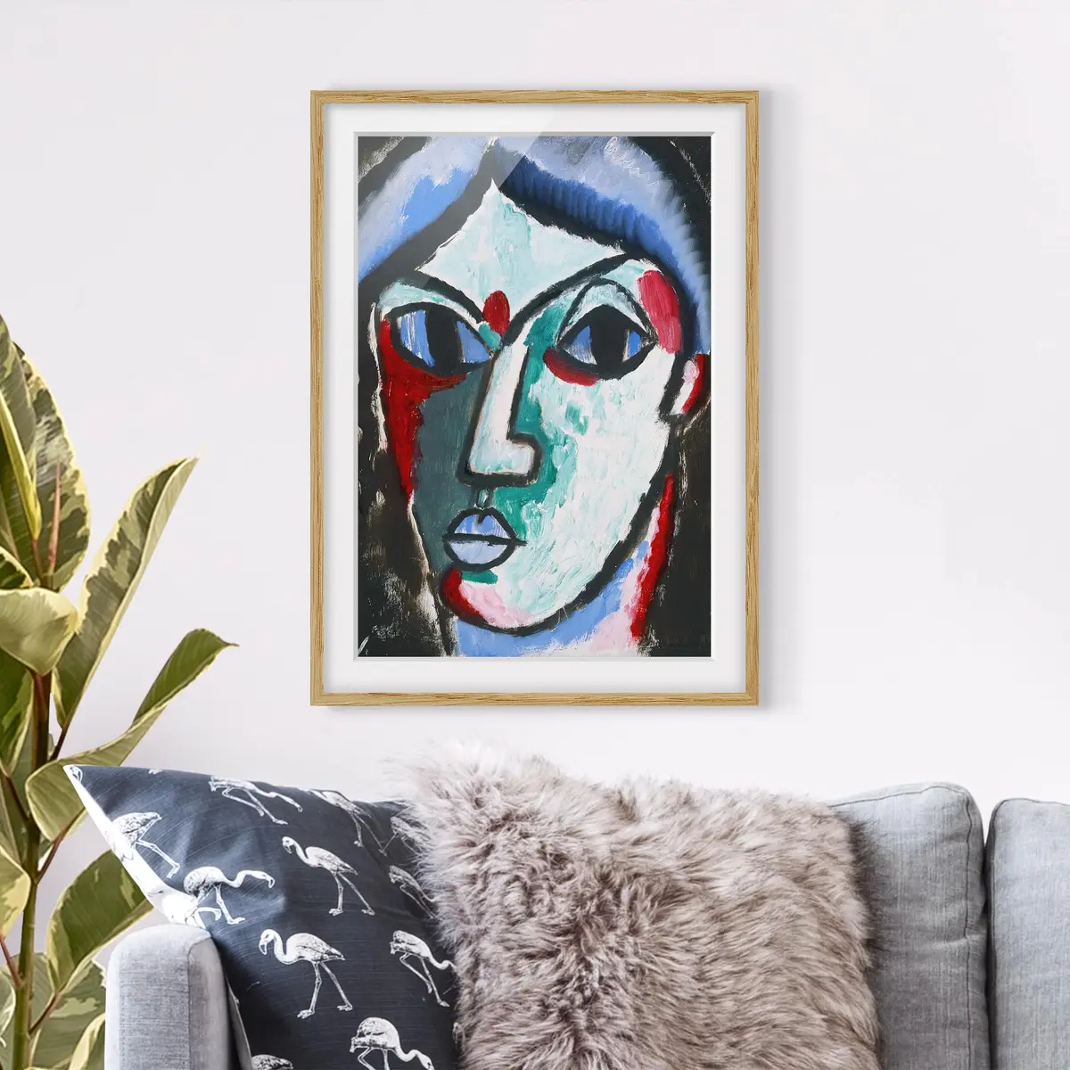 Bild Portrait eines Mannes IV | Holztöne