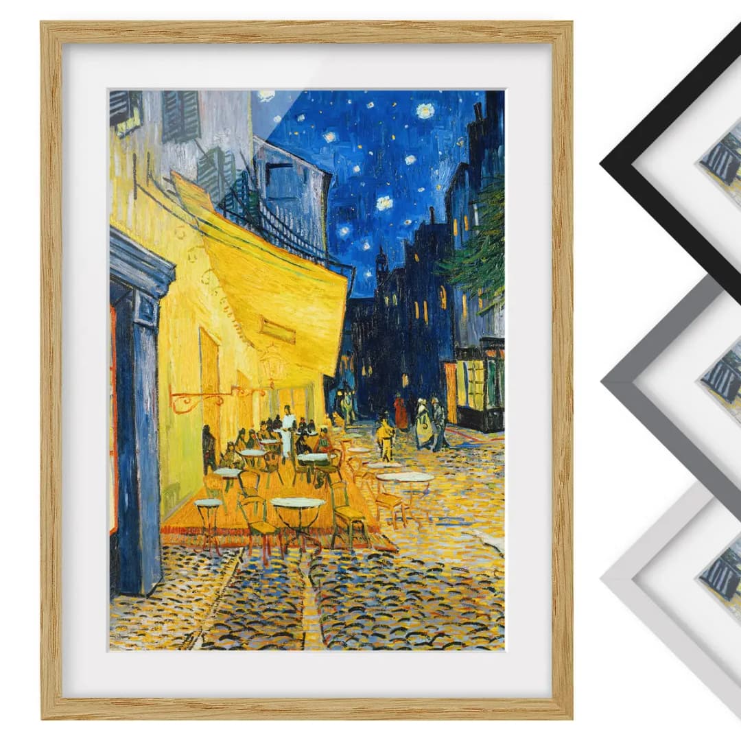 Bilderwelten Bild Café-Terrasse in Arles IV | Mehrfarbig