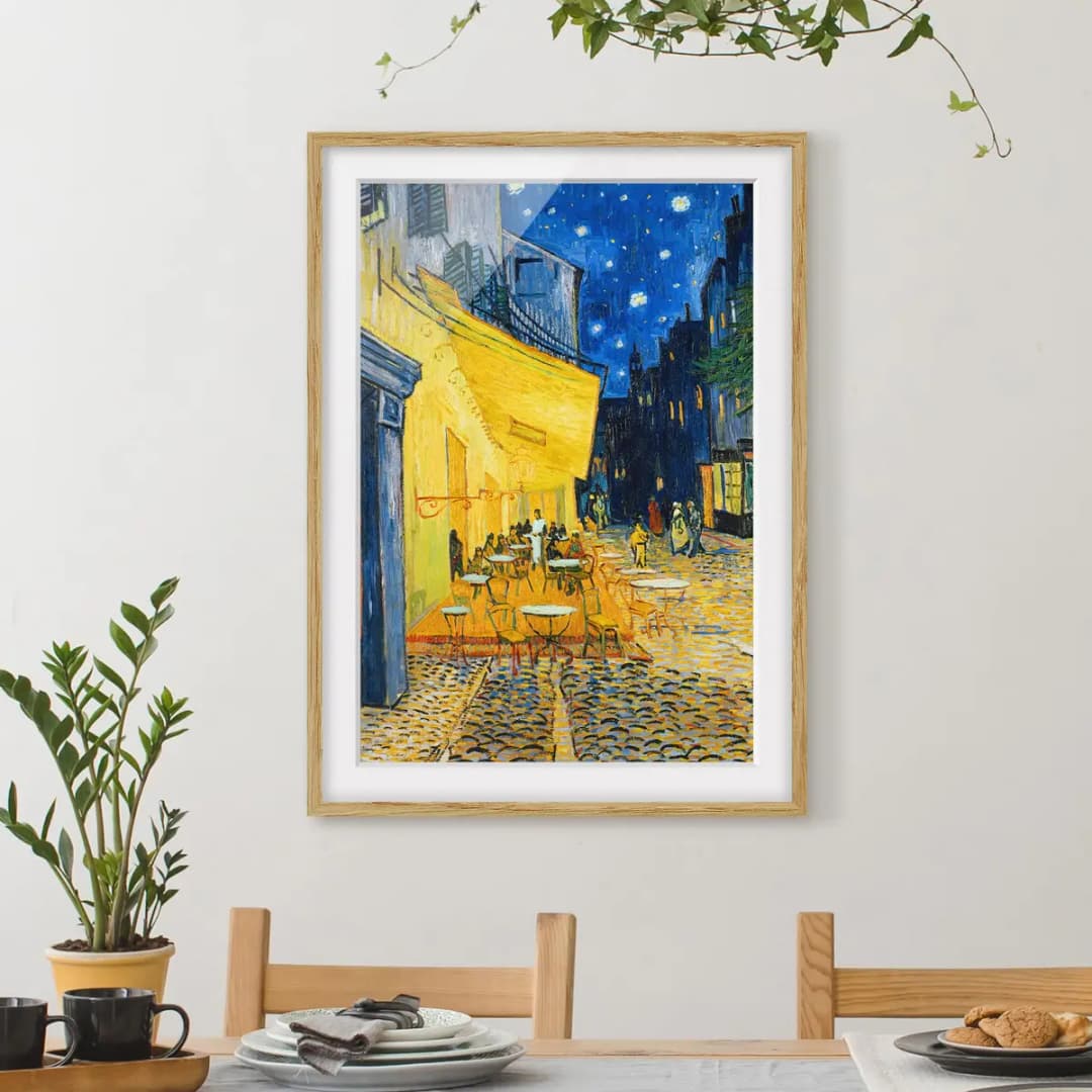 Bilderwelten Bild Café-Terrasse in Arles IV | Mehrfarbig
