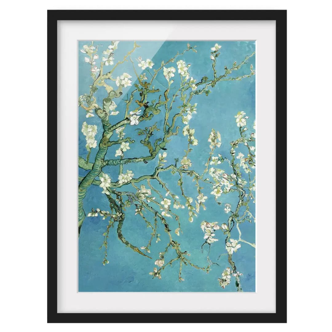 Bild Mandelblüte | Holztöne