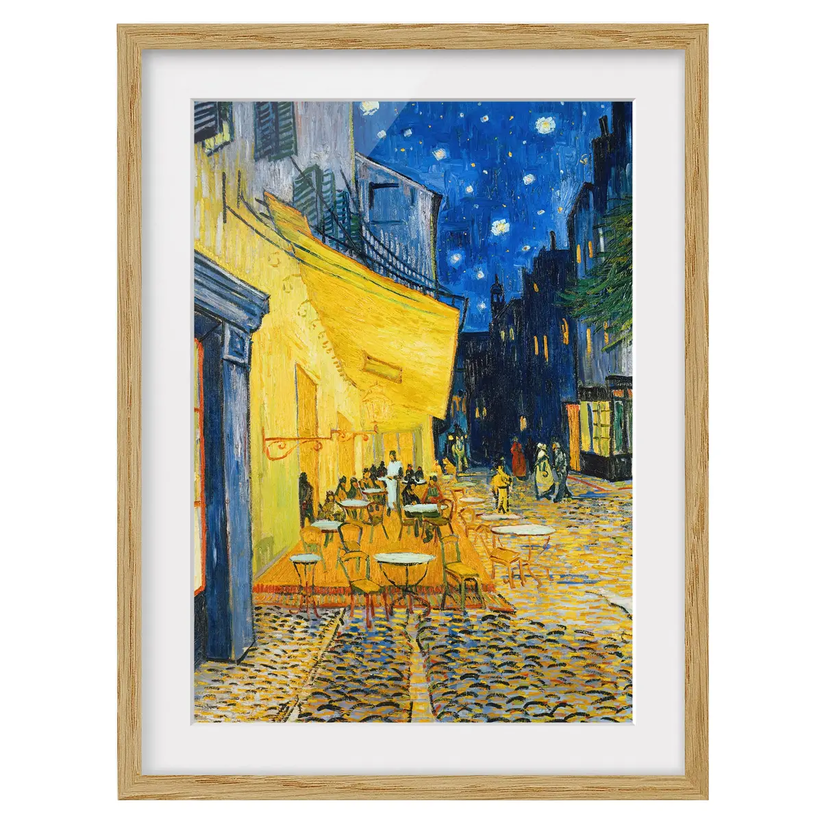 Bild Café-Terrasse in Arles IV | Mehrfarbig
