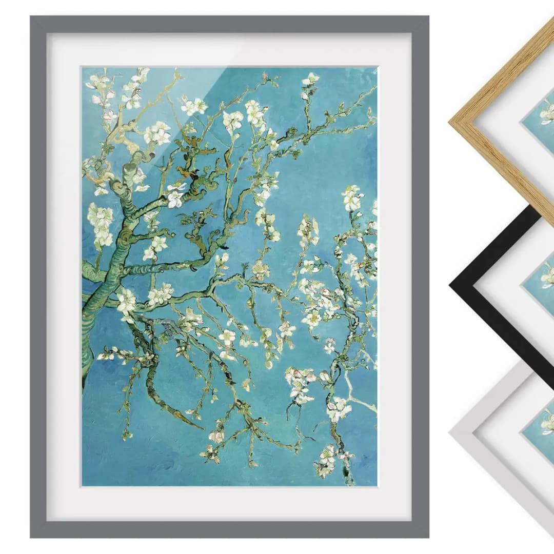 Bild Mandelblüte III | Holztöne