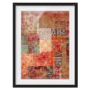 Bild Schriftmuster I | Mehrfarbig