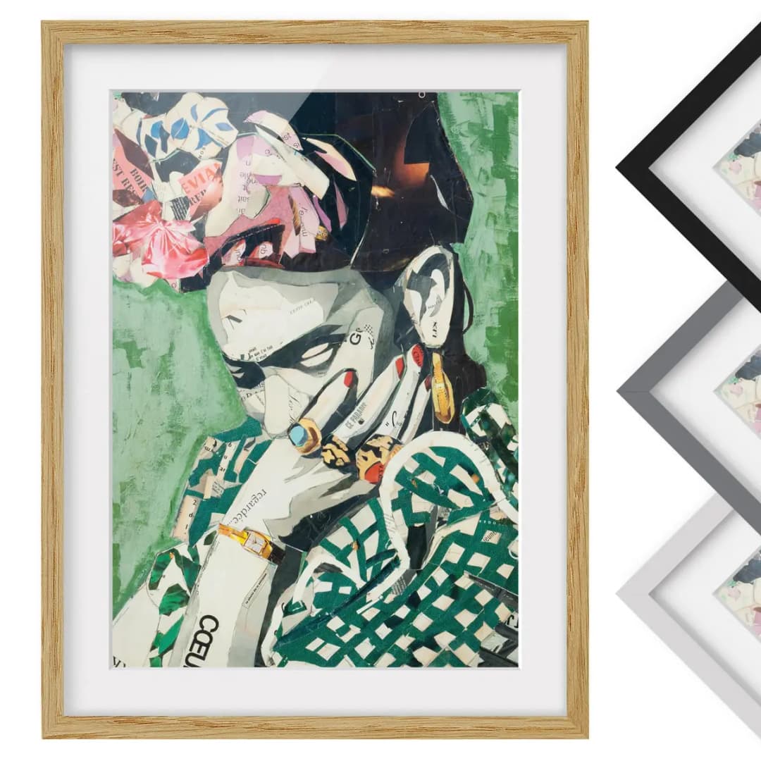 Bild Collage No.3 IV | Grün