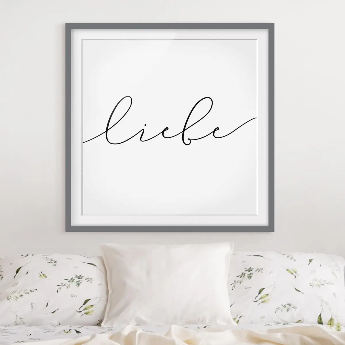 Bild Liebe Kalligraphie III | Schwarz