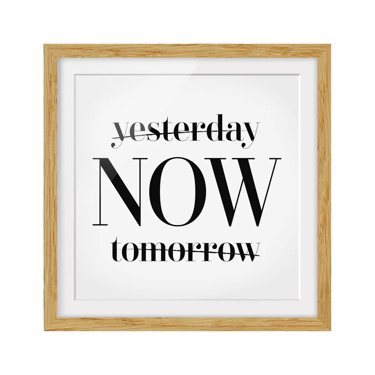 Bild Yesterday now tomorrow IV | Schwarz