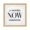 Bild Yesterday now tomorrow IV | Schwarz