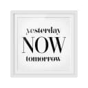 Bild Yesterday now tomorrow II | Schwarz