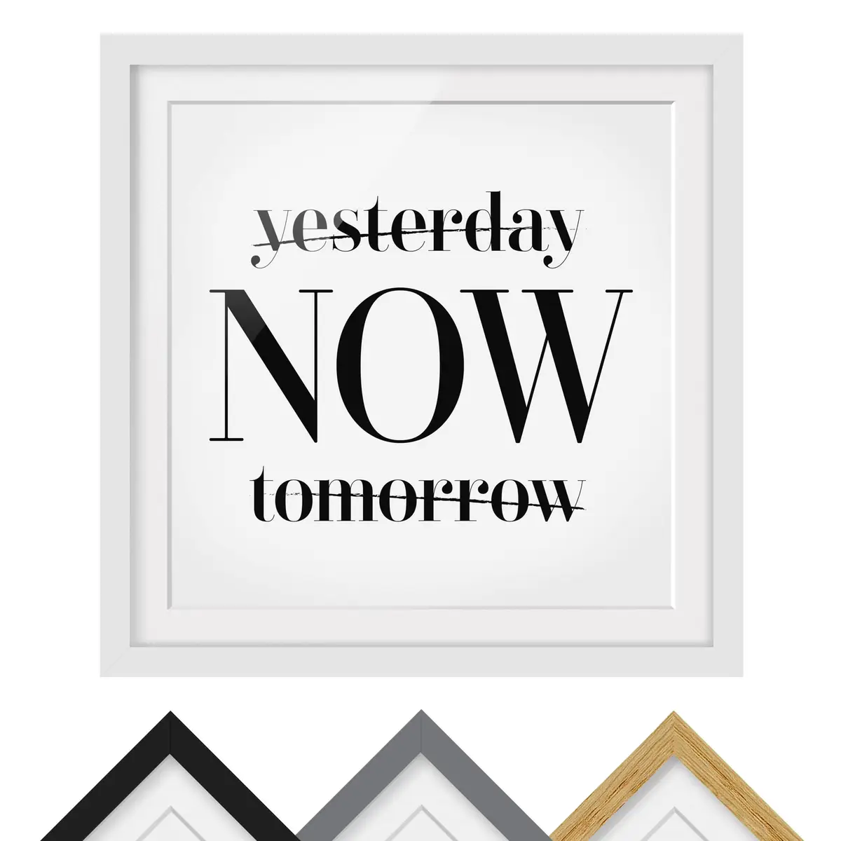 Bild Yesterday now tomorrow II | Schwarz