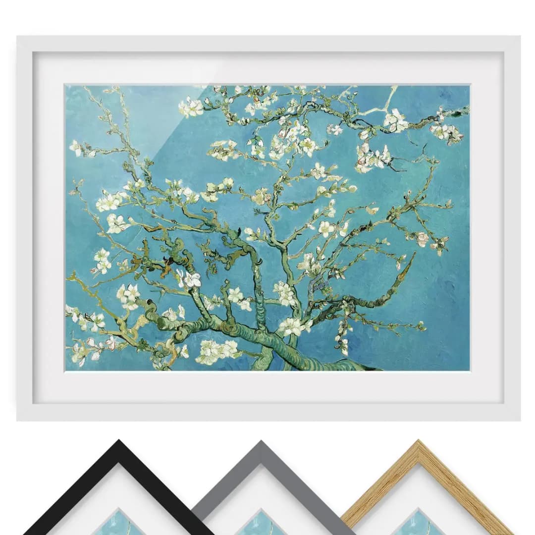 Bild Mandelblüte VI | Holztöne