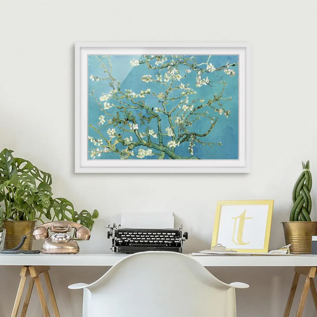 Bild Mandelblüte VI | Holztöne