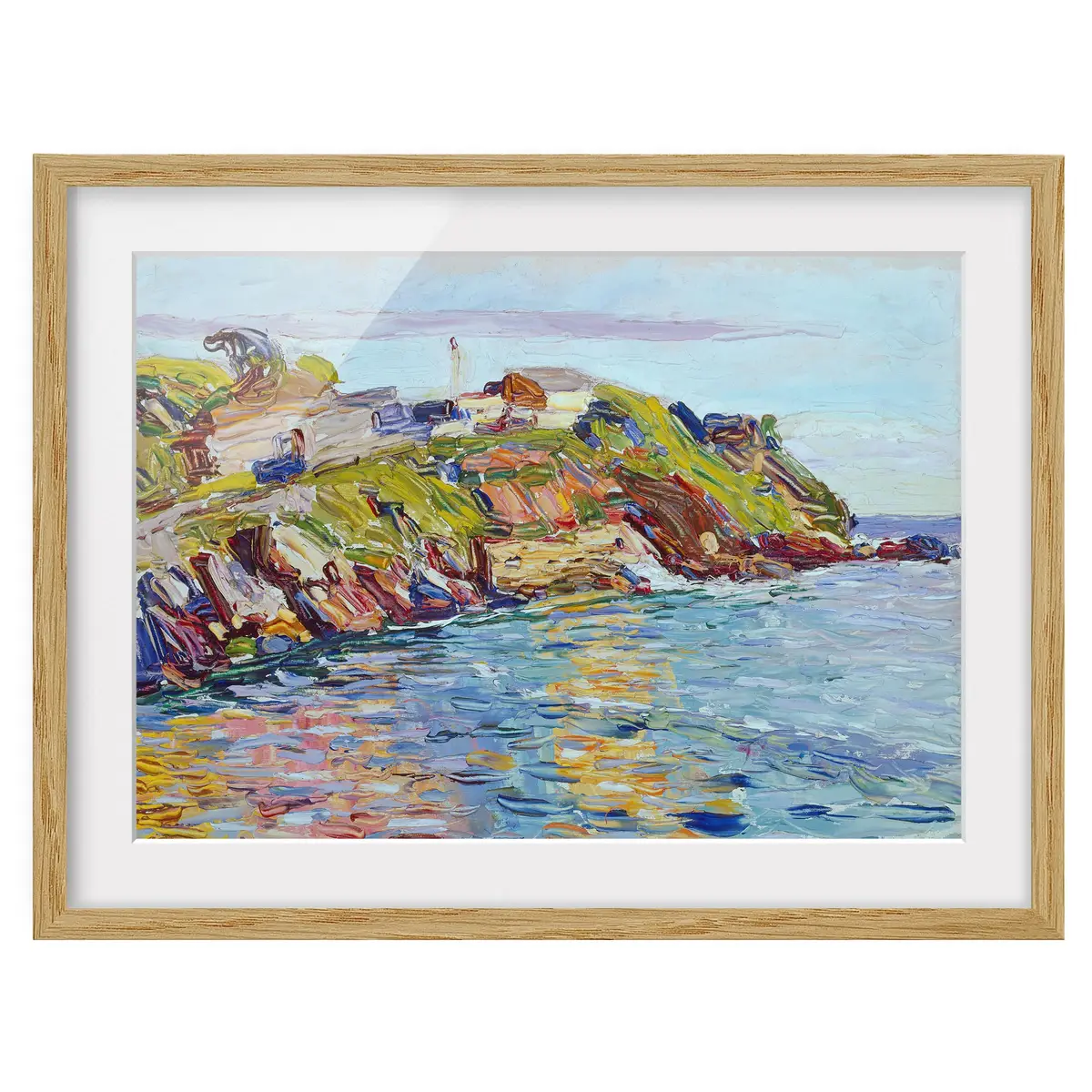 Bild Bucht Rapallo IV | Mehrfarbig