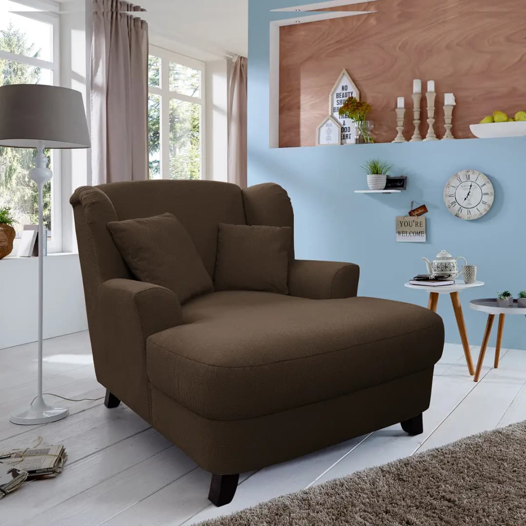 XXL Sessel Liwan | Braun