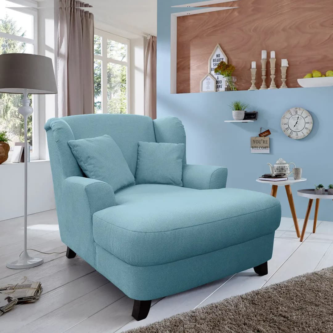 XXL Sessel Liwan | Blau