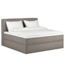 Premium Boxspringbett mit Kopfteil 180 x 200cm Strukturstoff