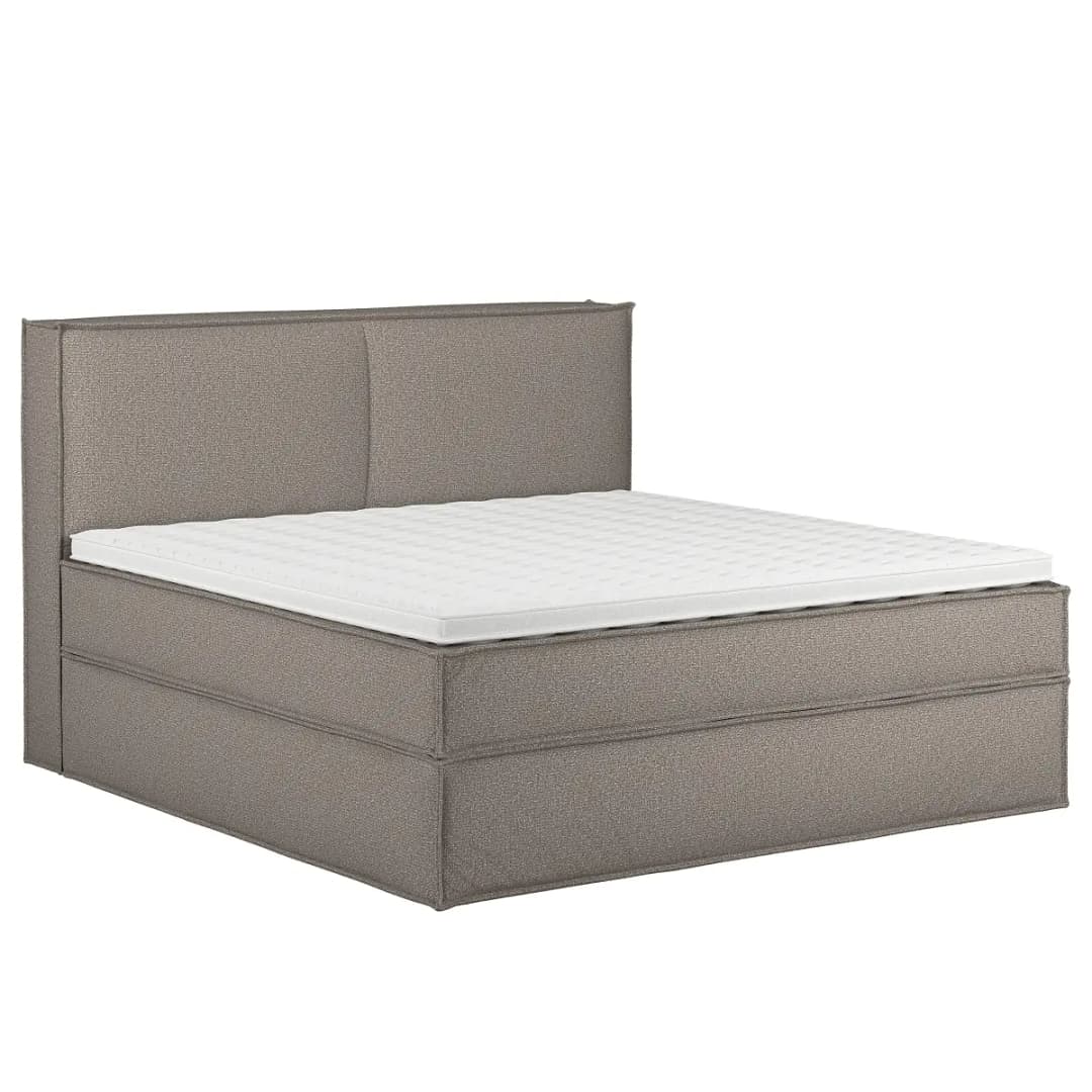 Premium Boxspringbett mit Kopfteil 180 x 200cm Strukturstoff