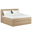 Premium Boxspringbett mit Kopfteil 180 x 200cm Strukturstoff