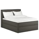 Premium Boxspringbett mit Kopfteil 140 x 200cm Strukturstoff