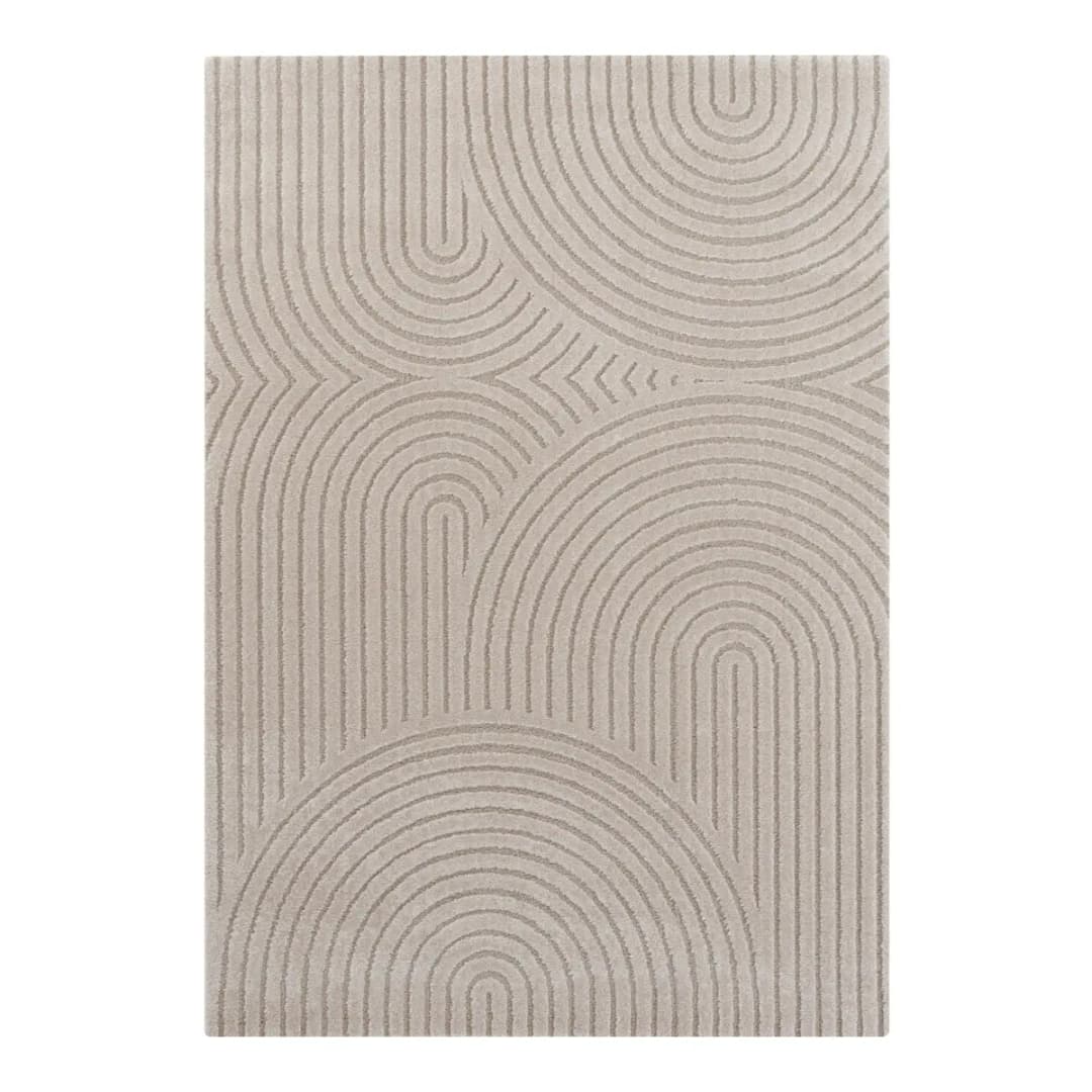 Kurzflorteppich Optik Panglao | Beige