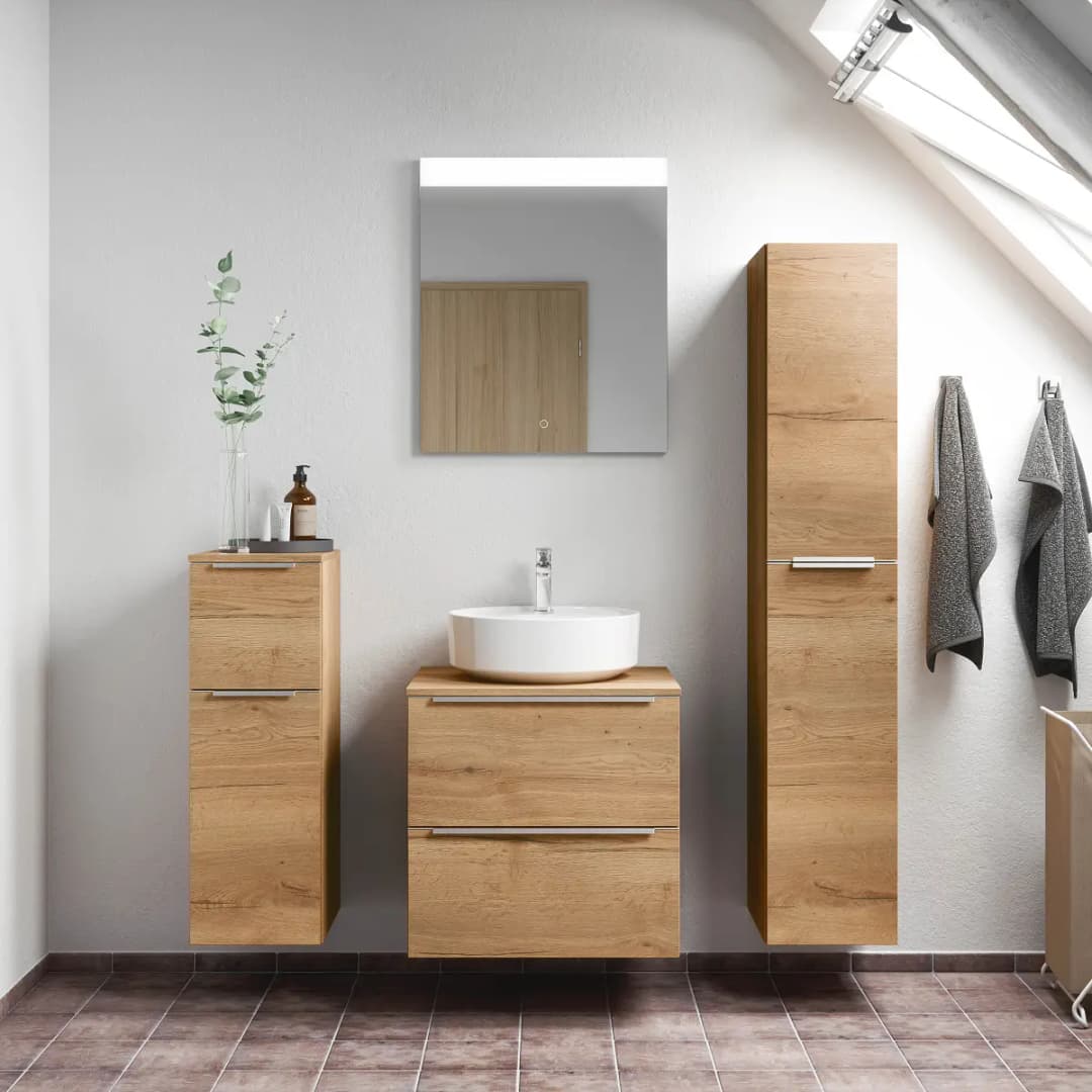 Waschtisch MYBA IX 60cm Braun/Eiche Dekor | Braun