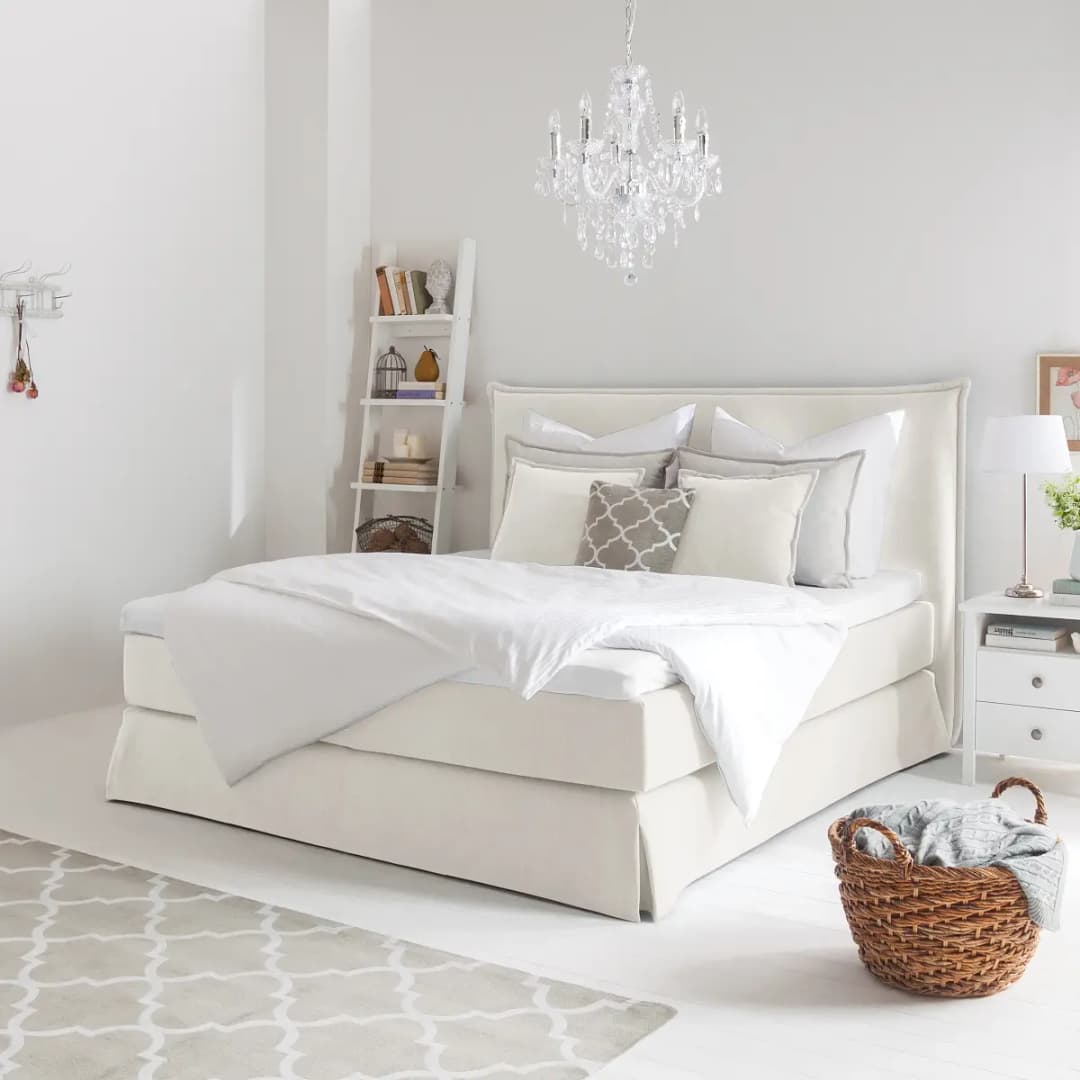 Boxspringbett Meara | Grau