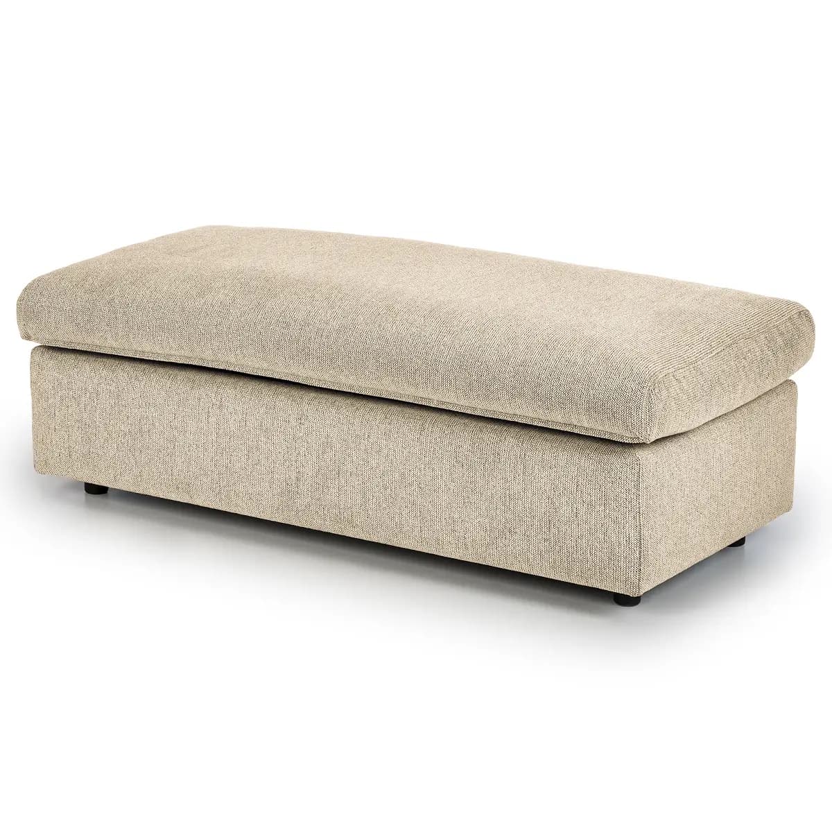 Polsterhocker Mava | Beige