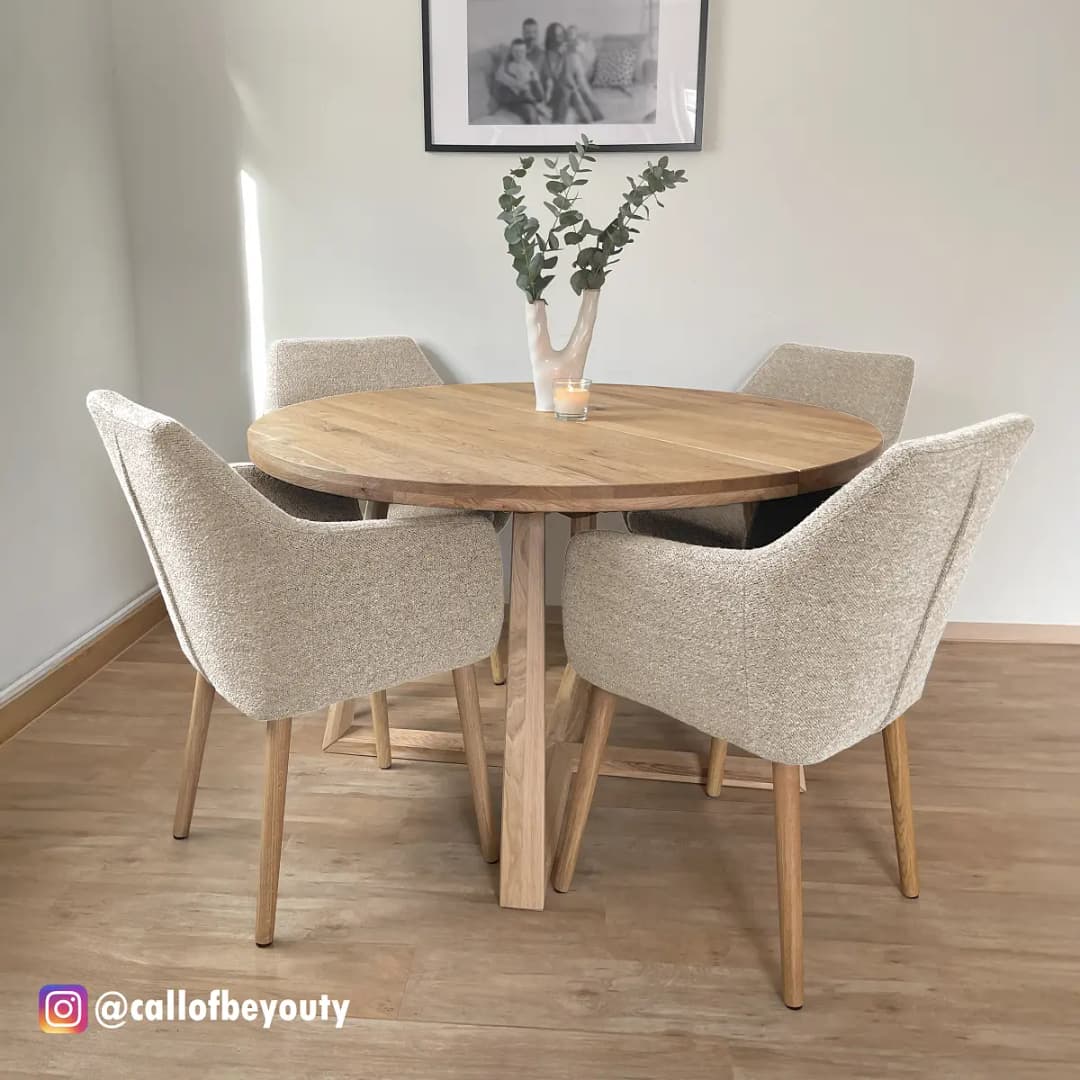 Armlehnenstuhl Moena | Beige
