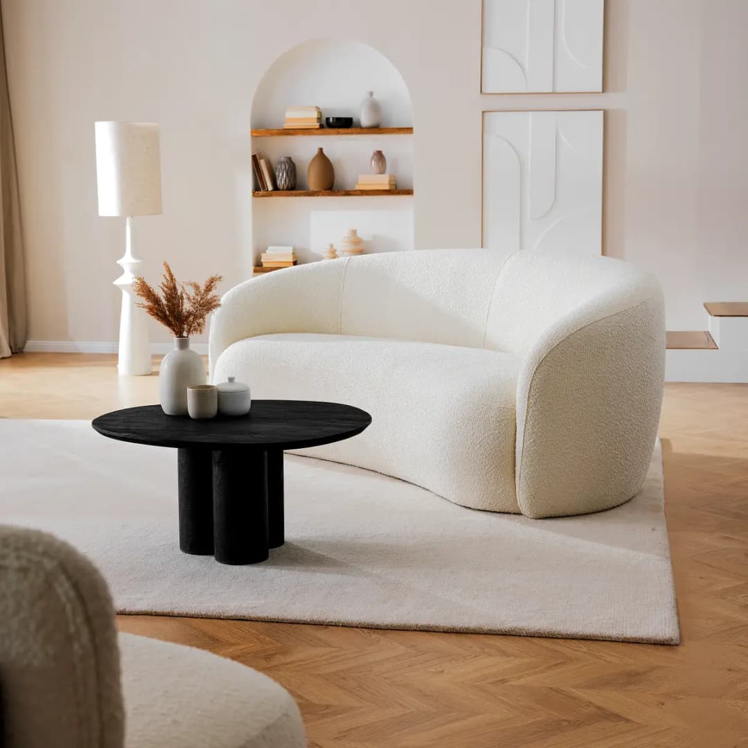3-Sitzer Sofa OSANE | Weiß