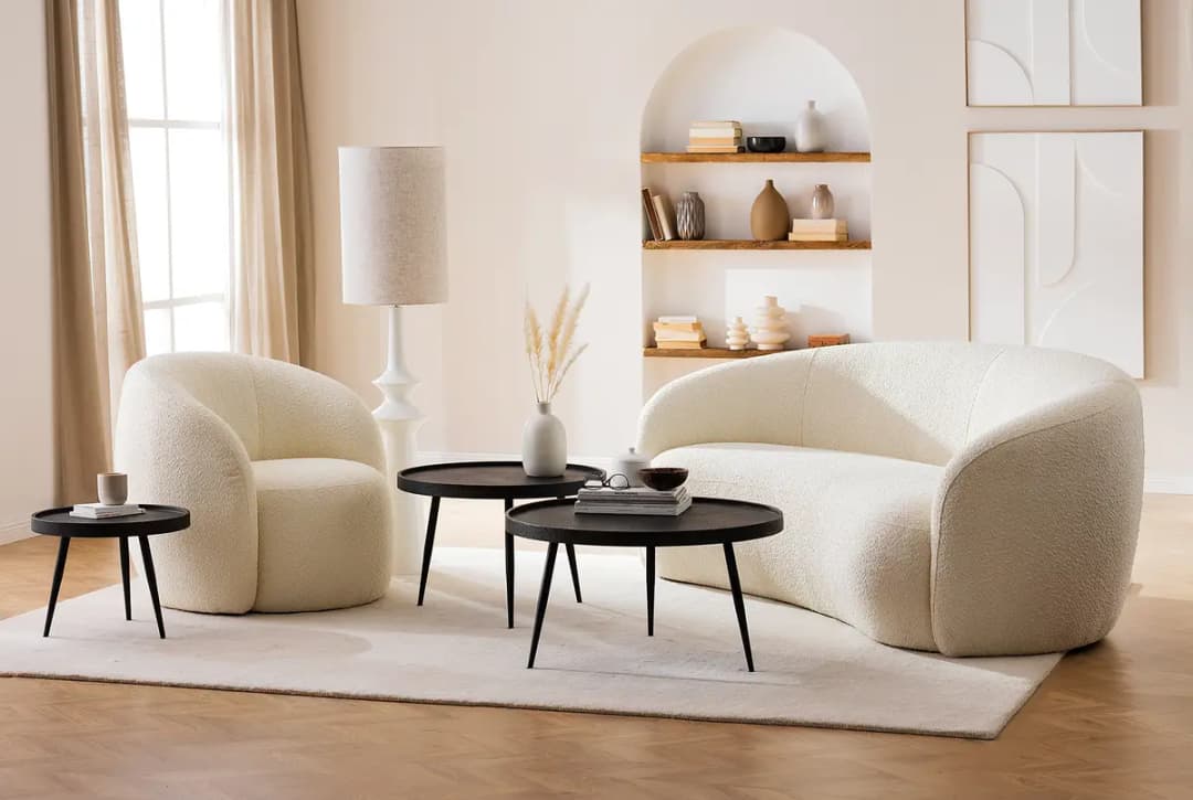 3-Sitzer Sofa OSANE | Weiß