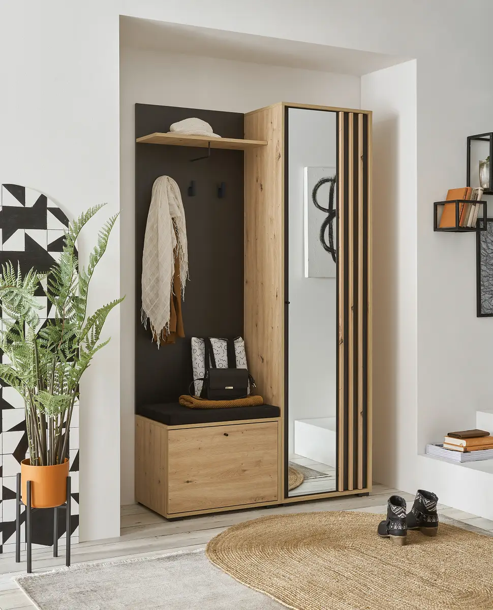 Kompaktgarderobe Nomi | Mehrfarbig