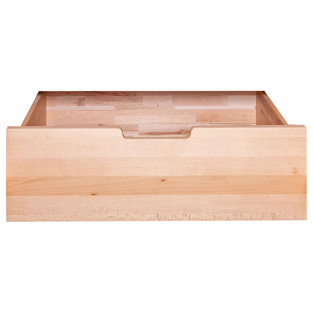Massive Schublade 50cm Braun | Braun