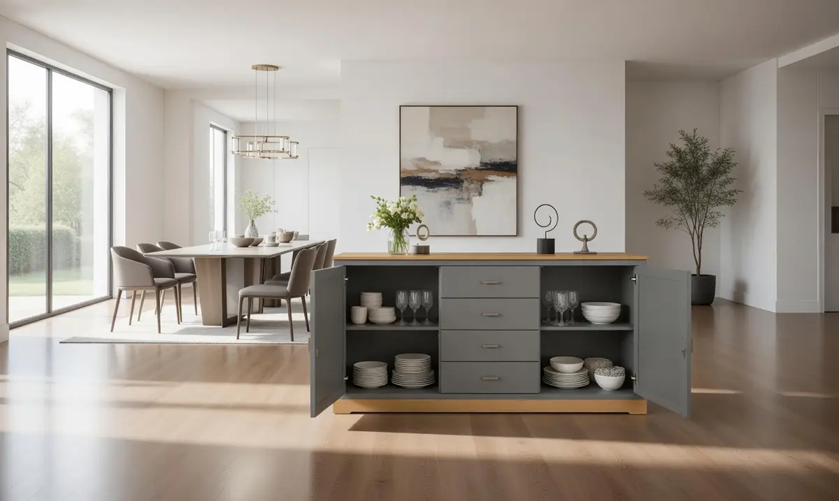 Sideboard Glatt Typ A | Braun