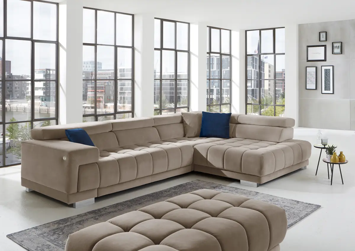Ecksofa Benteen | Braun