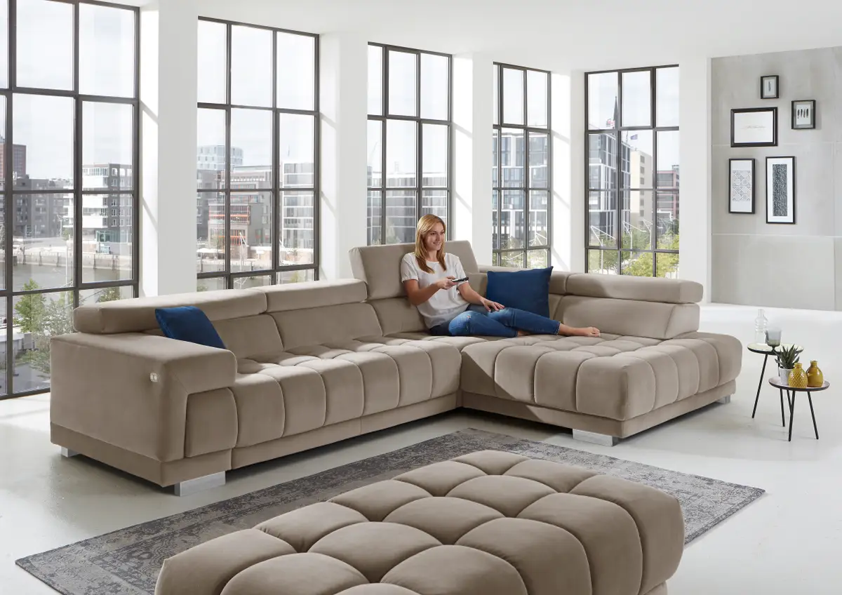 Ecksofa Benteen | Braun