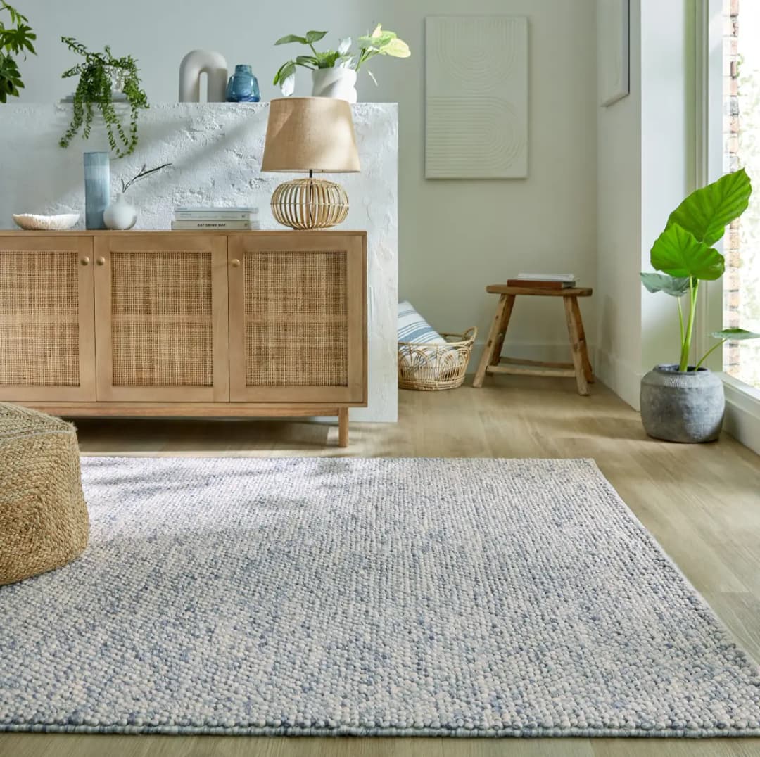 Kurzflorteppich Minerals Blau/Blau 160 x 230cm | Blau