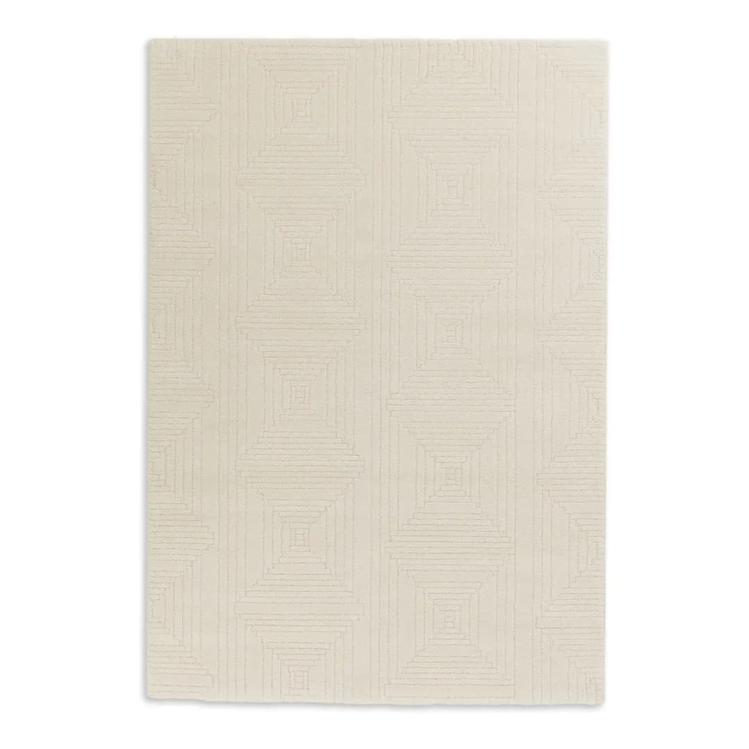 Hochflor Teppich Pure Design Typ B | Beige