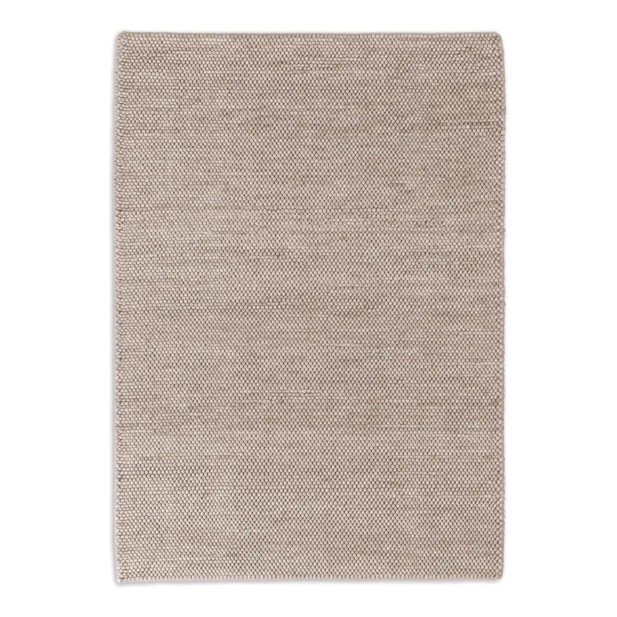 Wollteppich Poppy Braun/Hellbraun 140 x 200cm Wolle | Braun