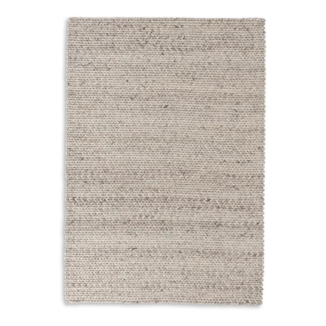 Wollteppich Enisa Beige/Creme 140 x 200cm Mischgewebe | Beige