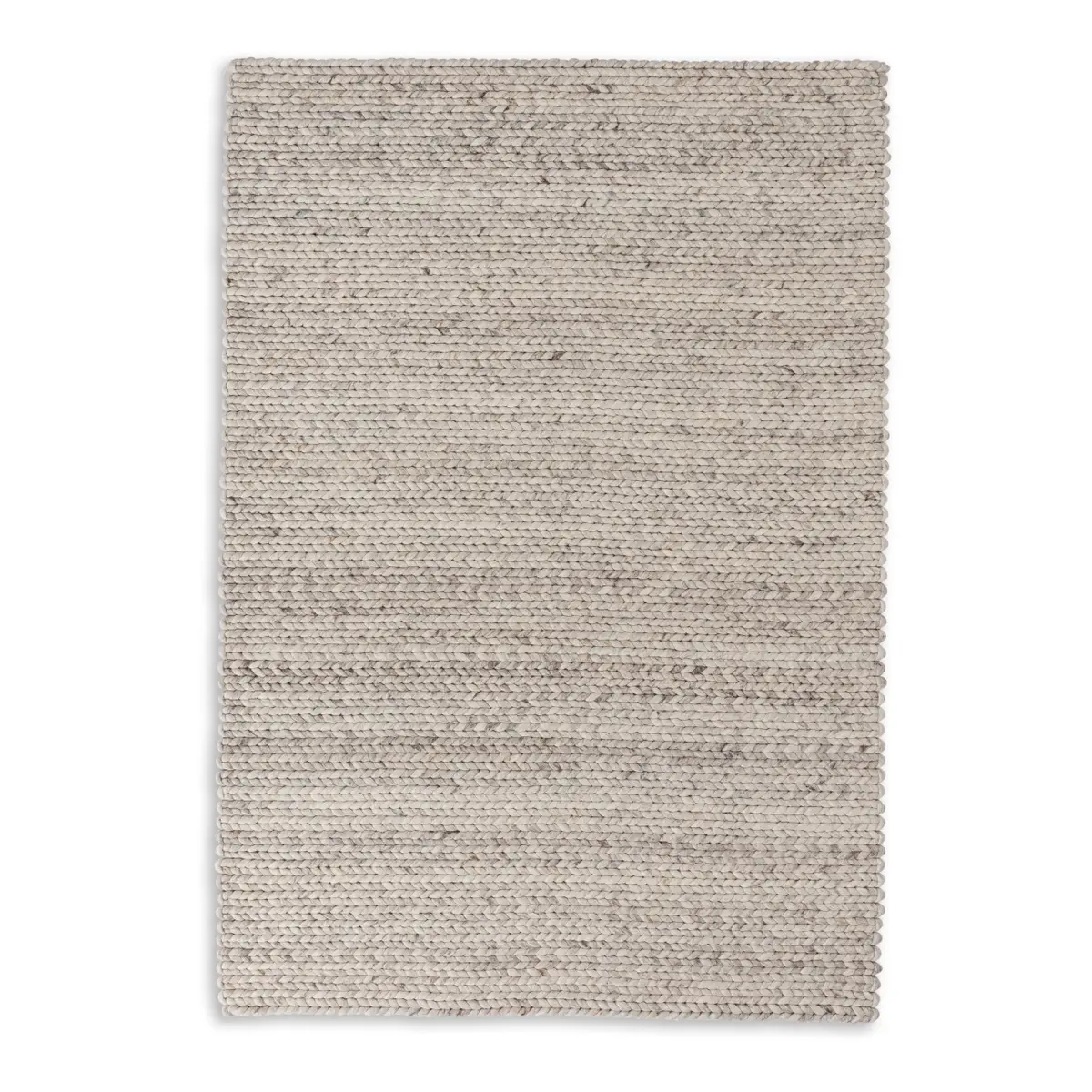 Wollteppich Enisa Beige/Creme 140 x 200cm Mischgewebe | Beige