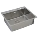 Respekta Küchenspüle Chicago Edelstahl 60cm | Silber