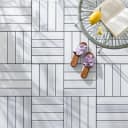 22er-Set Terrassenfliese Svevo Typ B | Weiß