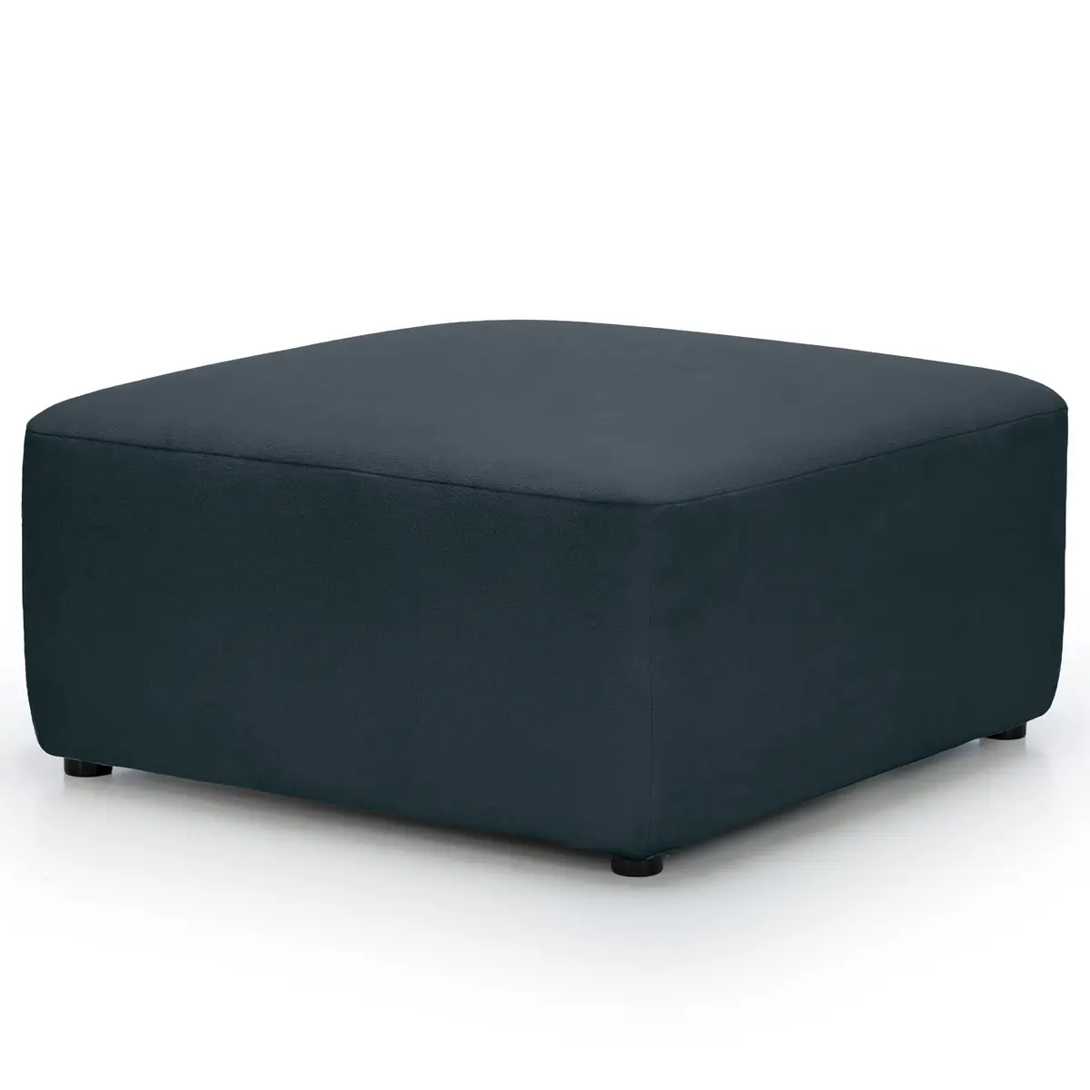 Polsterhocker 85cm Blau Microfaser Sofina | Blau